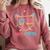 67 33 Days Of School Baseball Drip 100 Days Of School Comfort Colors Sweatshirt Orchid