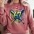 67 Baseball Drip Effect Urban Tee Style 6-7 Meme Graphic Premium Tri-Blend Comfort Colors Sweatshirt Orchid