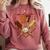67 Baseball Drip Thanksgiving Six Seven Boys Teens Kids Comfort Colors Sweatshirt Orchid