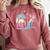 67 Baseball Ice Cream Drip Meme Six Seven Gen Alpha Comfort Colors Sweatshirt Orchid