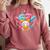 67 Ice Cream Drip Baseball Meme Six Seven Gen Alpha Slang Comfort Colors Sweatshirt Orchid