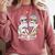 67 Meme Kawaii Cats Baseball Ice Cream Drip 6 7 Kids Comfort Colors Sweatshirt Orchid