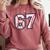 67 Sports Meme – Baseball Number 6 7 Comfort Colors Sweatshirt Orchid 67 Sports Meme – Baseball Number 6 7 Comfort Colors Sweatshirt Orchid