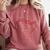 7 Years 2019 Baseball 7TH Birthday Comfort Colors Sweatshirt Orchid