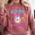 8th Birthday Baseball 8 Year Old Ice Cream Drip Boy Baseball Comfort Colors Sweatshirt Orchid