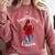 African American Baseball Mom Sagittarius Queen Zodiac Sign Comfort Colors Sweatshirt Orchid