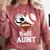 Ball Aunt Heart Football Baseball Hockey Game Day Comfort Colors Sweatshirt Orchid