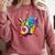 Banana Baseball 67 Ice Cream Drip Meme Comfort Colors Sweatshirt Orchid