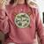 Baseball 100th Day Of School Camouflage Comfort Colors Sweatshirt Orchid