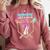 Baseball 7 Year Old Ice Cream Drip 7th Birthday Boys Player Comfort Colors Sweatshirt Orchid