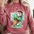 Baseball Boys Ice Cream Drip Baseball Boys Youth Mint Choco Comfort Colors Sweatshirt Orchid