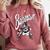 Baseball Catcher Gear Home Plate Comfort Colors Sweatshirt Orchid