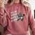 Baseball Catcher Waiting For You At Home Player Quote Comfort Colors Sweatshirt Orchid