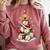 Baseball Christmas Tree Lights Santa Sport Player Lover Xmas Comfort Colors Sweatshirt Orchid Baseball Christmas Tree Lights Santa Sport Player Lover Xmas Comfort Colors Sweatshirt Orchid