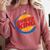 Baseball Dinger King Logo For Home Run Players And Fan Comfort Colors Sweatshirt Orchid Baseball Dinger King Logo For Home Run Players And Fan Comfort Colors Sweatshirt Orchid