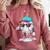 Baseball Drip Ice Cream Lifestyle Sprinkless Boy Kid Comfort Colors Sweatshirt Orchid