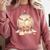 Baseball Drip Ice Cream Melting Illustration Comfort Colors Sweatshirt Orchid Baseball Drip Ice Cream Melting Illustration Comfort Colors Sweatshirt Orchid