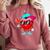 Baseball Drip Ice Cream Valentines Day Baseball Sport Boys Comfort Colors Sweatshirt Orchid