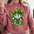 Baseball Drip Icecream Apparel Youth Boy St Patrick Day Comfort Colors Sweatshirt Orchid