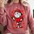 Baseball Drip Icecream Heart Red Valentine Day Boys Kids Comfort Colors Sweatshirt Orchid