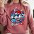 Baseball Drip Icecream Heart Valentine Day Boys Kids Red Comfort Colors Sweatshirt Orchid