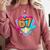 Baseball Drip Jersey Number 67 For Players & 67th Birthday Comfort Colors Sweatshirt Orchid