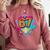 Baseball Drip Jersey Number 67 For Players & 67th Birthday Premium Tri-Blend Comfort Colors Sweatshirt Orchid