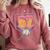 Baseball Drip Number 67 Fun Six Seven 6 7 Meme Comfort Colors Sweatshirt Orchid