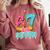 Baseball Drip Number 67 Player Trendy 6 7 Meme Comfort Colors Sweatshirt Orchid