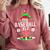 The Baseball Elf Christmas Sport Lovers Xmas Elf Comfort Colors Sweatshirt Orchid