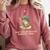 Baseball Frog Saying Batting Retro Artwork Comfort Colors Sweatshirt Orchid Baseball Frog Saying Batting Retro Artwork Comfort Colors Sweatshirt Orchid