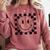 Baseball Game Day Baseball Mom Comfort Colors Sweatshirt Orchid