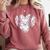 Baseball Heart Love Game Sports Fan Game Day Comfort Colors Sweatshirt Orchid