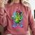 Baseball Ice Cream Drip Boys And Girls Batter Game Day Comfort Colors Sweatshirt Orchid