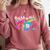 Baseball Ice Cream Drip Coquette Women Girls Mom Mama Comfort Colors Sweatshirt Orchid