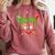 Baseball Ice Cream Drip Number 67 Player 6 7 Christmas Pjs Comfort Colors Sweatshirt Orchid