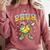 Baseball Life Style 101 Apparel Youth Drip Baseball Boys Kid Comfort Colors Sweatshirt Orchid