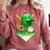Baseball Life Style Ice Cream Drip Green Premium Tri-Blend Comfort Colors Sweatshirt Orchid