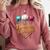 Baseball Lifestyle Drip Comfort Colors Sweatshirt Orchid