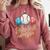 Baseball Lifestyle Baseball Lover Player Baseballer Comfort Colors Sweatshirt Orchid