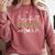 Baseball Mawmaw Leopard Baseball Heart Comfort Colors Sweatshirt Orchid