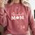 Baseball Mom 34 Number 34 Jersey Team Numbered Jersey Comfort Colors Sweatshirt Orchid