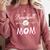 Baseball Mom Birthday Sport Baseball Sport Matching Family Comfort Colors Sweatshirt Orchid