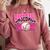 BASEBALL MOM BREAST CANCER RIBBON PINK SPORTS MOM Comfort Colors Sweatshirt Orchid
