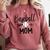 Baseball Mom Cute Arrow Father's Mother's Xmas Day Comfort Colors Sweatshirt Orchid