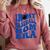 In My Baseball Mom Ear Blue Comfort Colors Sweatshirt Orchid
