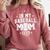 In My Baseball Mom Era Cool Mommy Comfort Colors Sweatshirt Orchid
