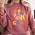 In My Baseball Mom Era Cute Mommy Groovy Comfort Colors Sweatshirt Orchid