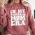 In My Baseball Mom Era Baseball Mama Mother's Day Comfort Colors Sweatshirt Orchid