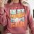 In My Baseball Mom Era Retro Groovy Style Sports Mama Comfort Colors Sweatshirt Orchid